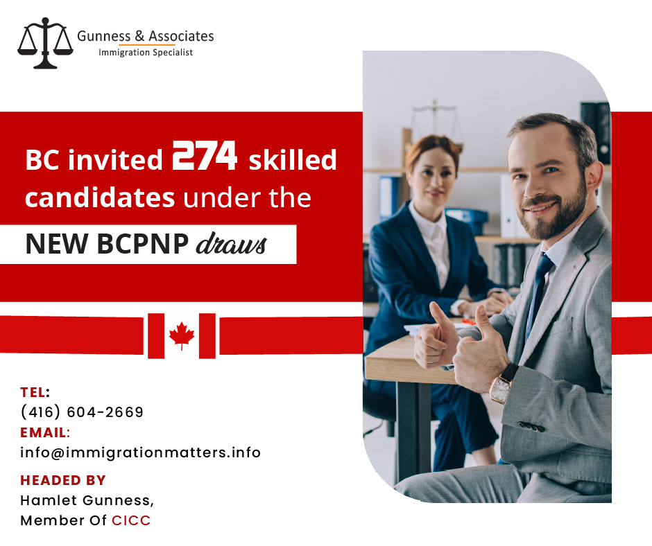 the latest BC PNP draws