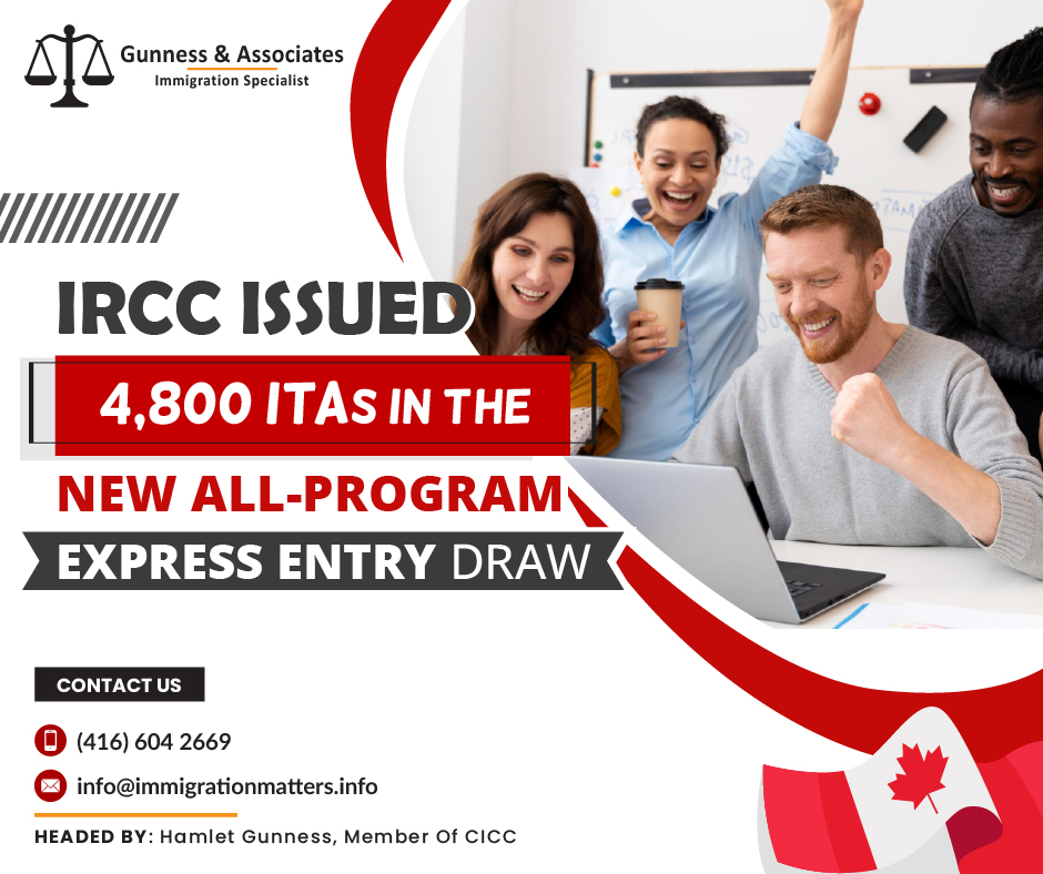 recent all-program Express Entry draw