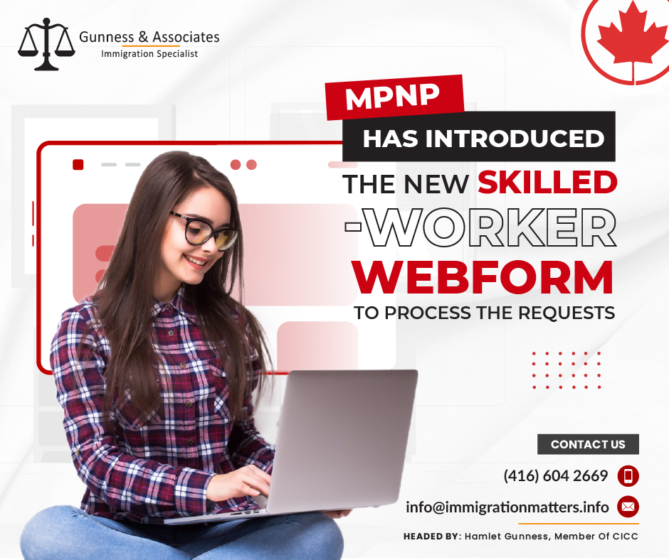 new Skilled Worker Webform. 