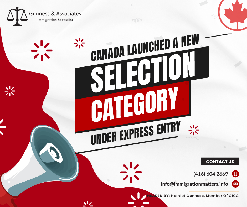 selection category under Express Entry