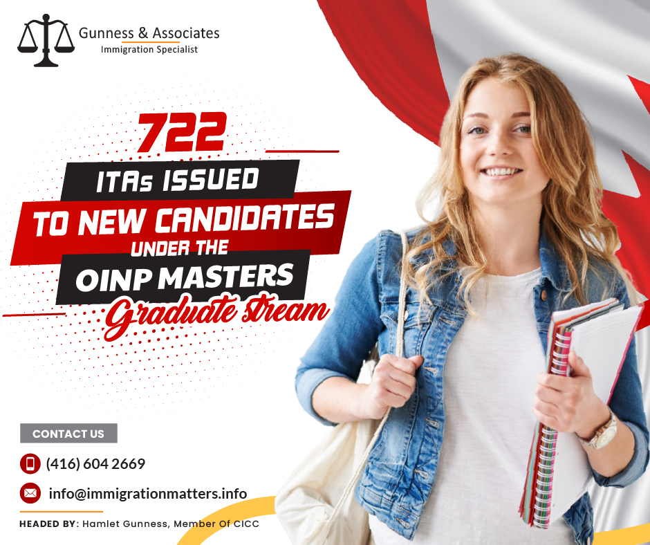OINP Masters Graduate stream